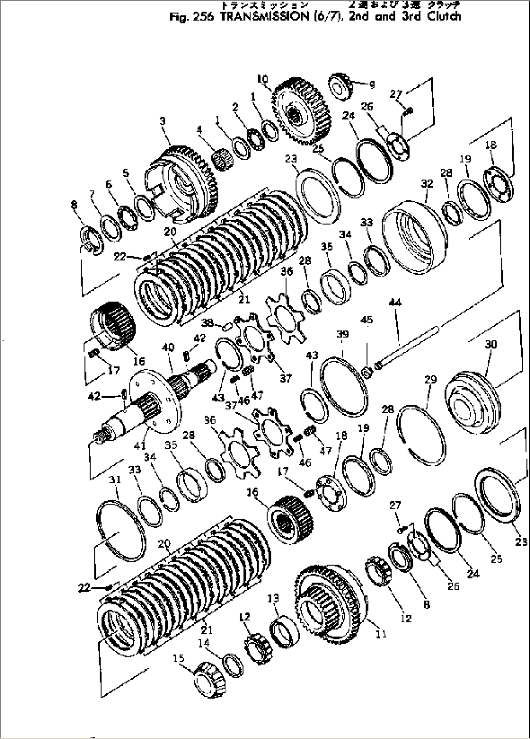 TRANSMISSION (6/7) 2ND AND 3RD CLUTCH