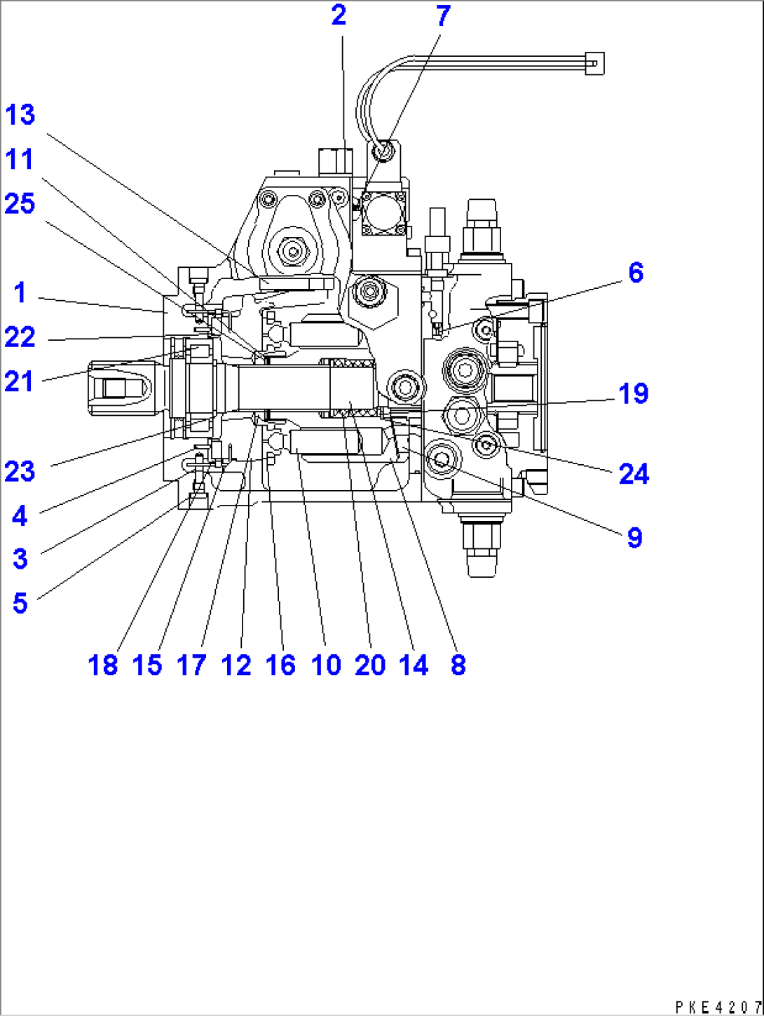 HST PUMP (INNER PARTS¤ 5/7)