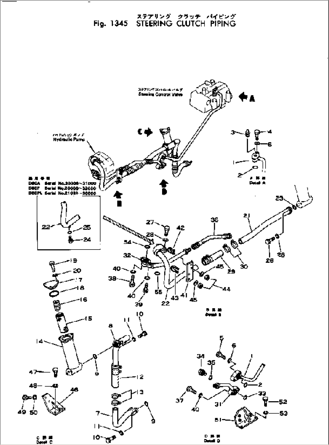 STEERING CLUTCH PIPING