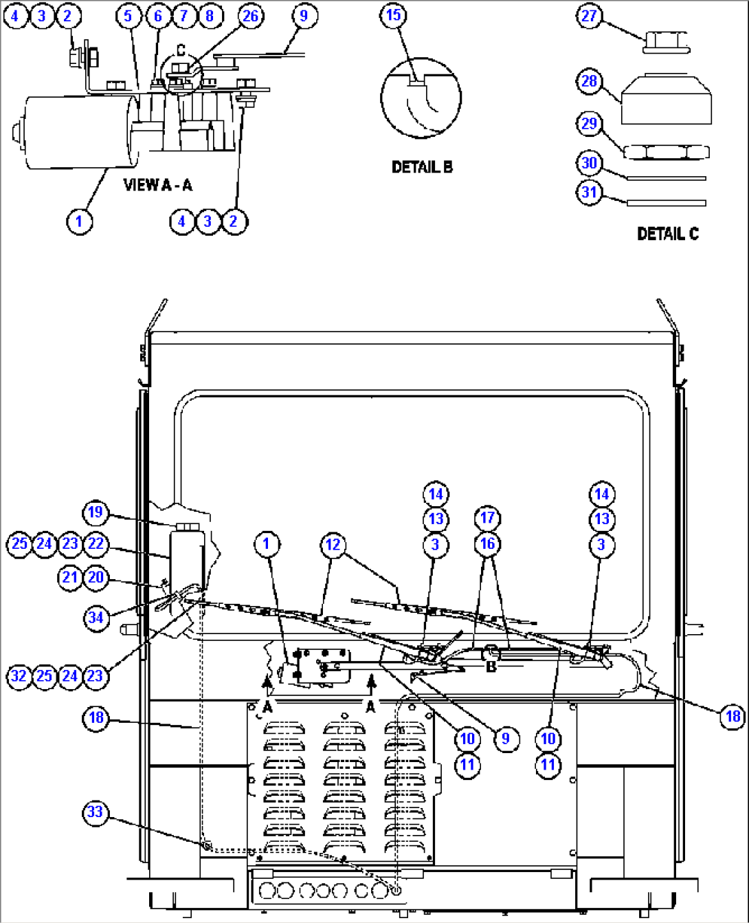 WINDSHIELD WIPER/WASHER INSTALLATION