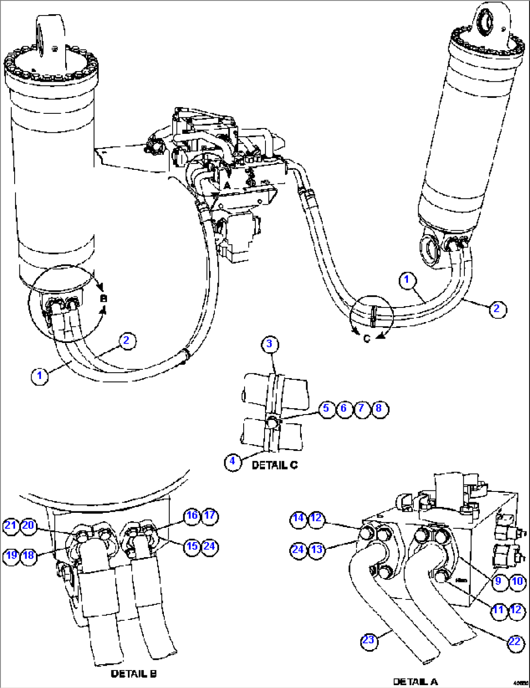 HOIST CYLINDER PIPING
