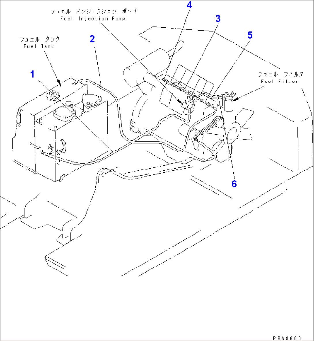 PERIODICAL REPLACEMENT CRITICAL PARTS (1/3) (FUEL HOSE)(#2301-)