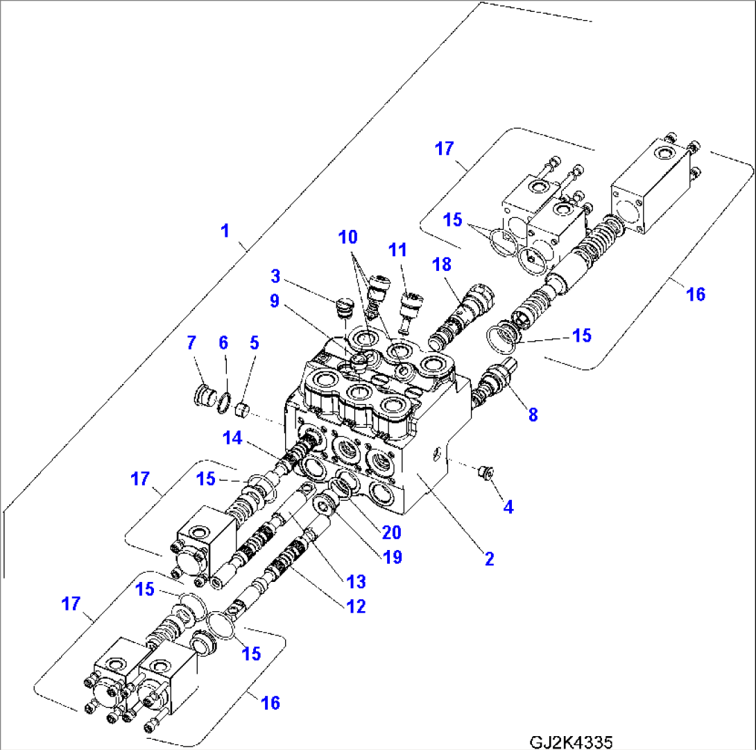 CONTROL VALVE, EXECUTION 1