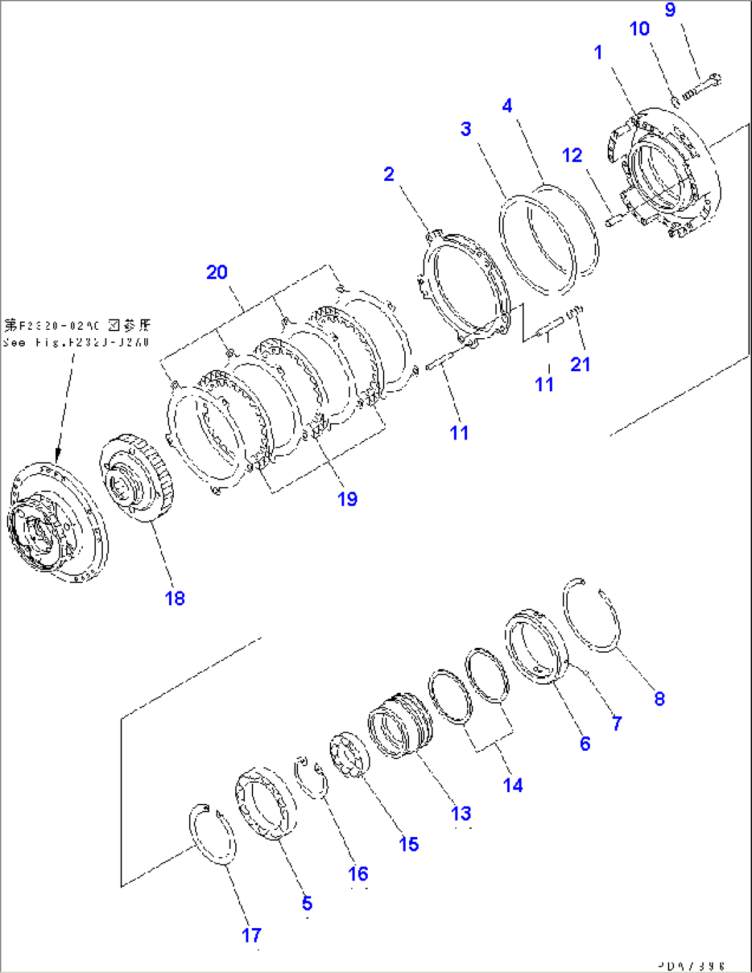 TRANSMISSION (1ST CLUTCH)