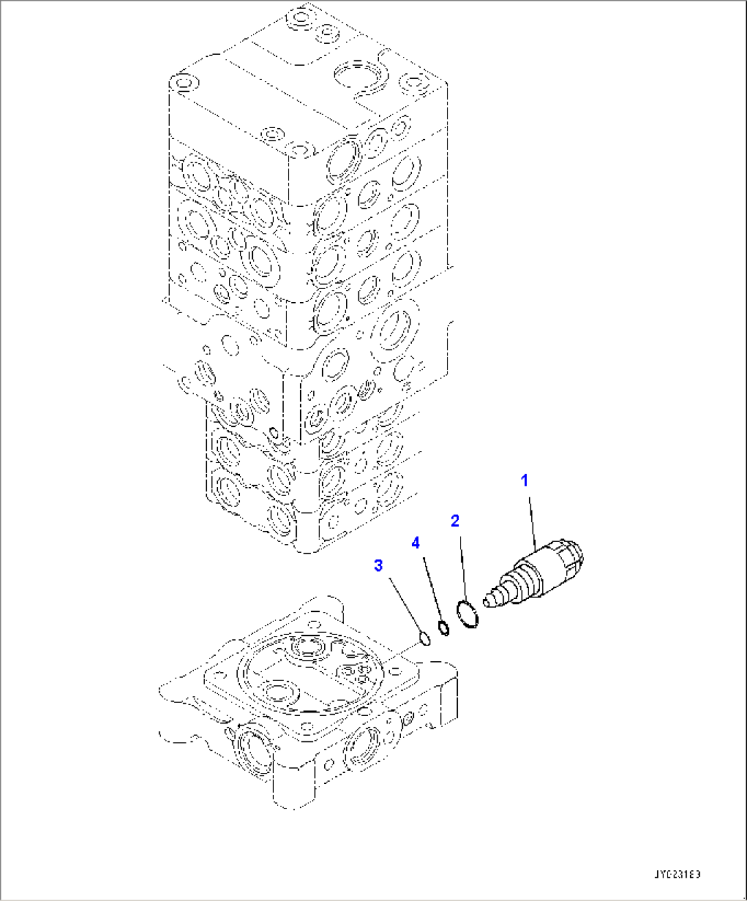 Control Valve, Inner Parts (19/26) (#30001-)