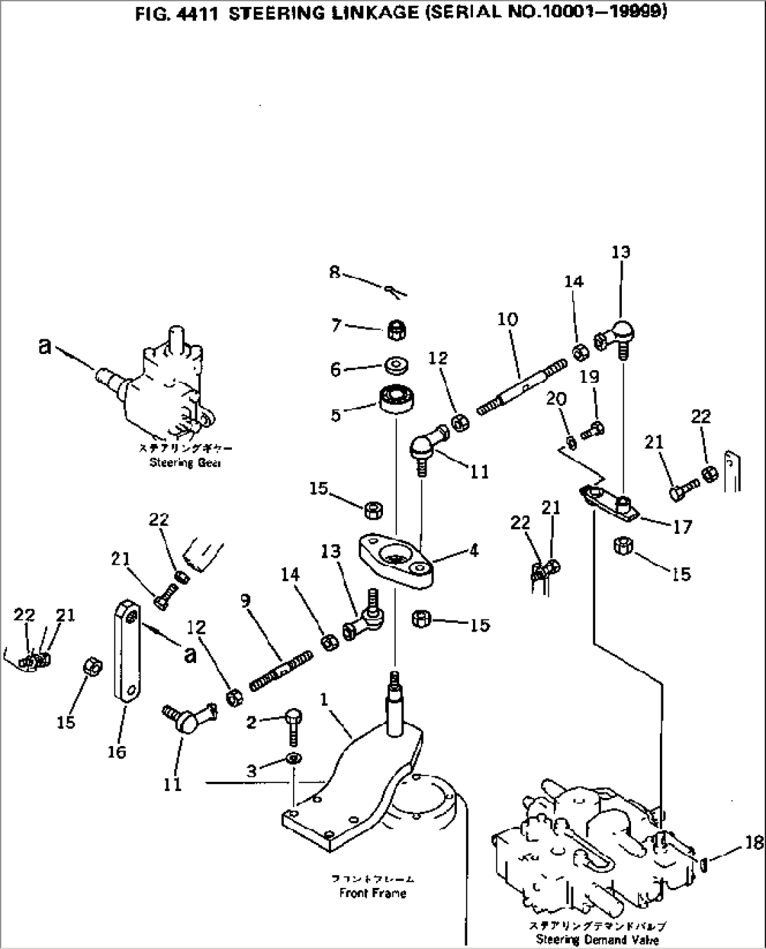 STEERING LINKAGE(#10001-19999)