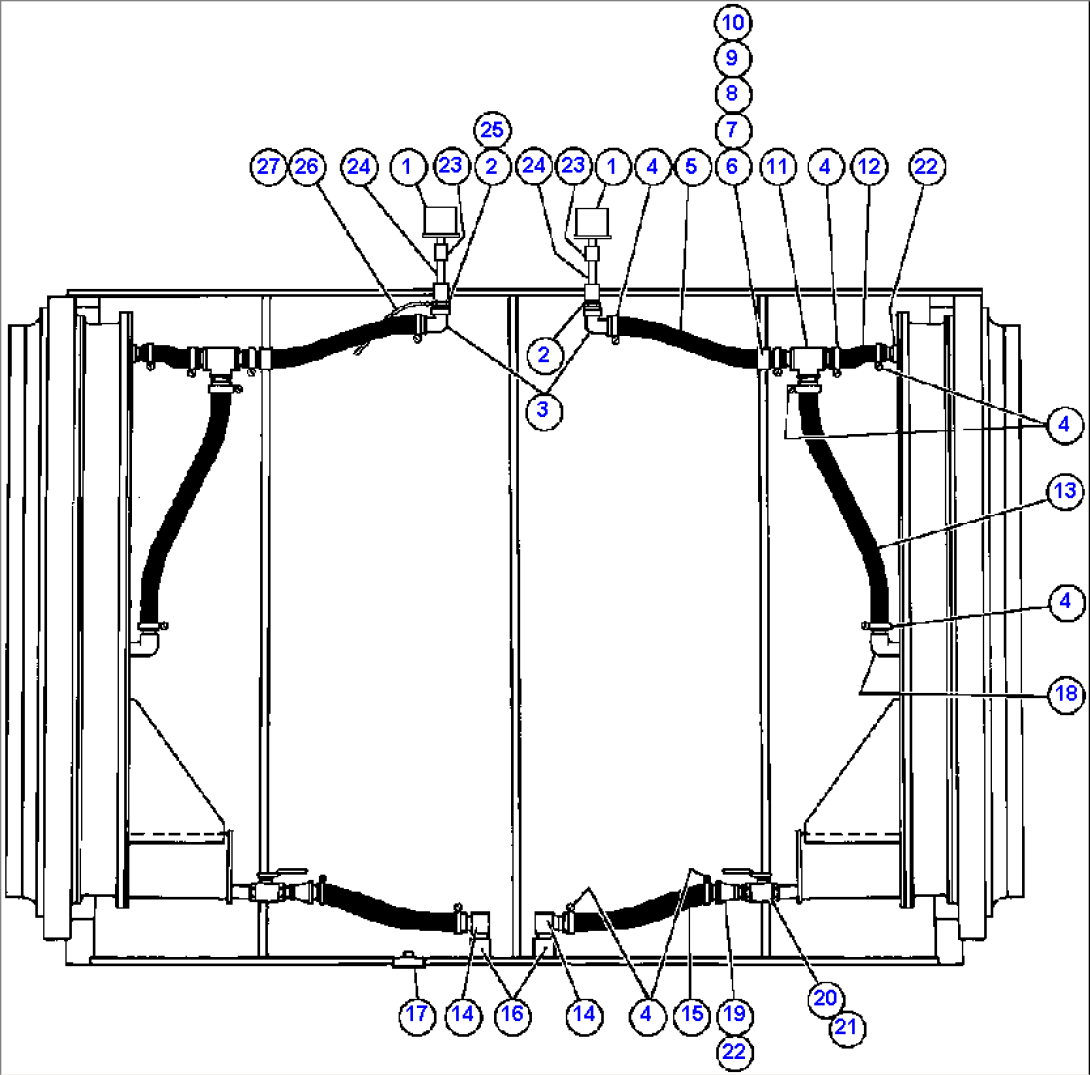 WHEEL MOTOR PIPING