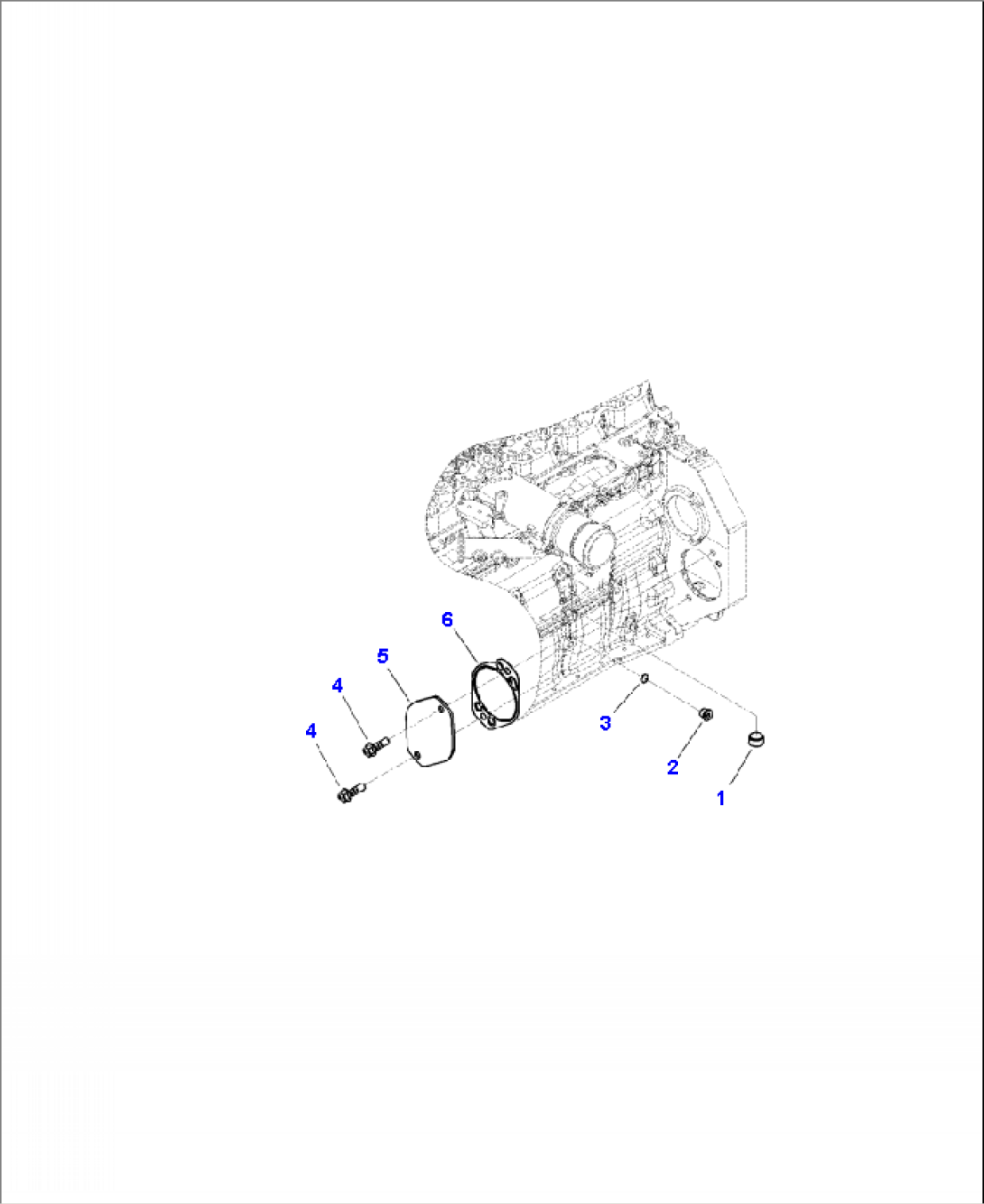 A2109-A2B1 REAR GEAR TRAIN ACCESSORY DRIVE MOUNTING