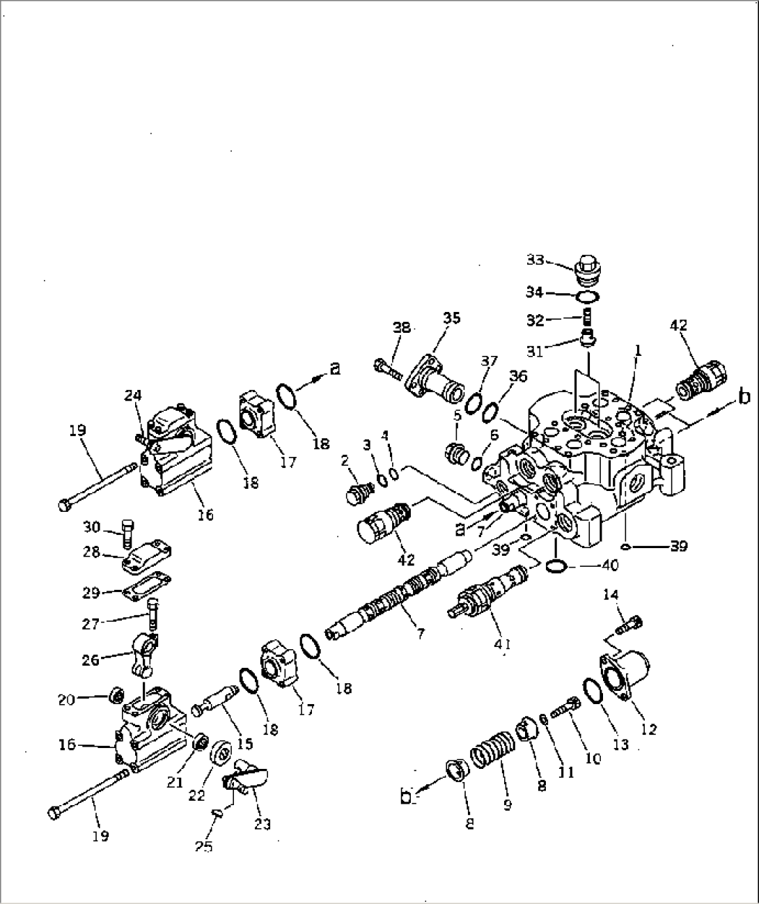 SCRAPER CONTROL VALVE (1/2)(#3001-)