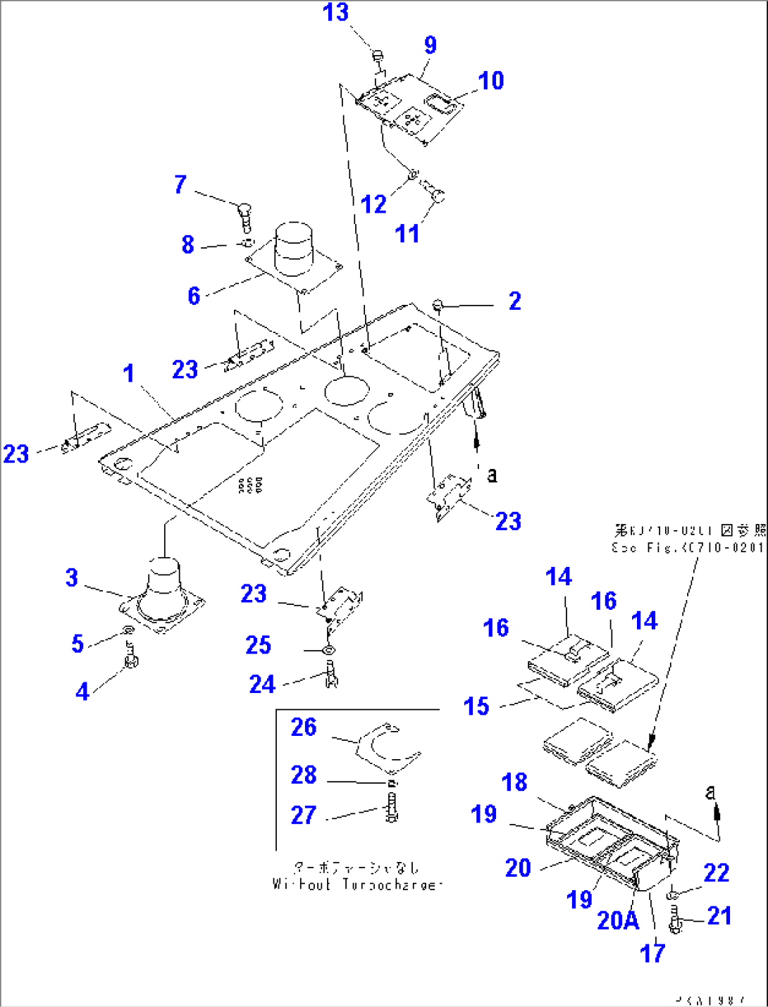 ENGINE HOOD (WITH PRE CLEANER) (WITH CAB)