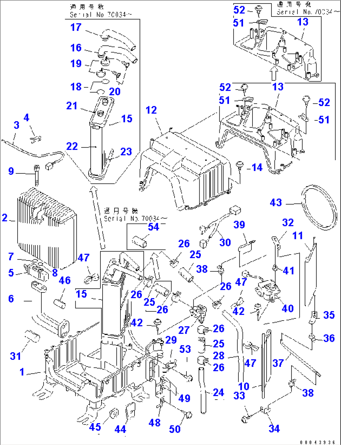 AIR CONDITIONER UNIT (1/2) COOLING (INNER PARTS)