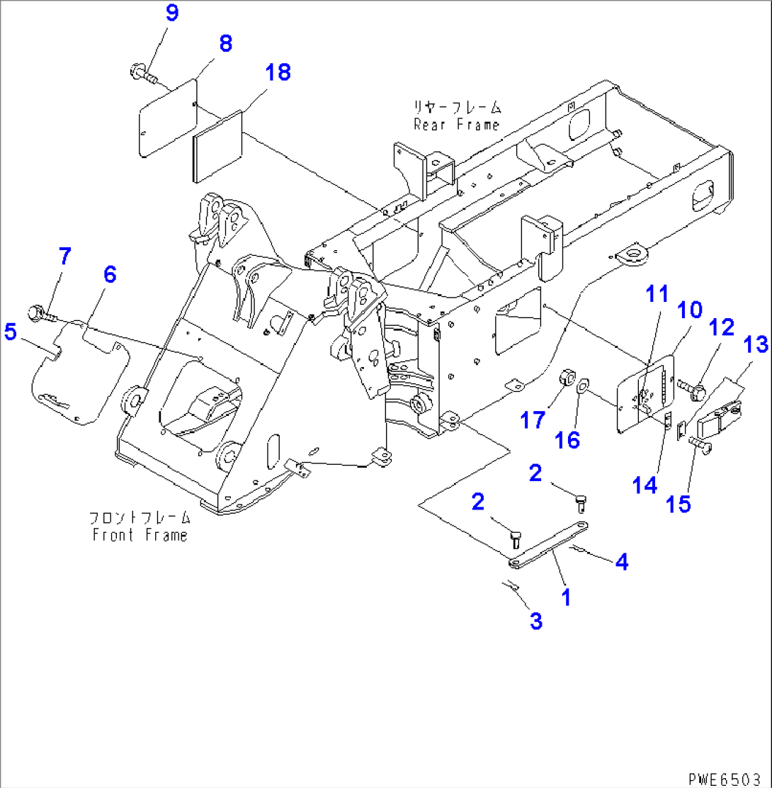 BAR LOCK AND COVER (WITH MULTI COUPLER)