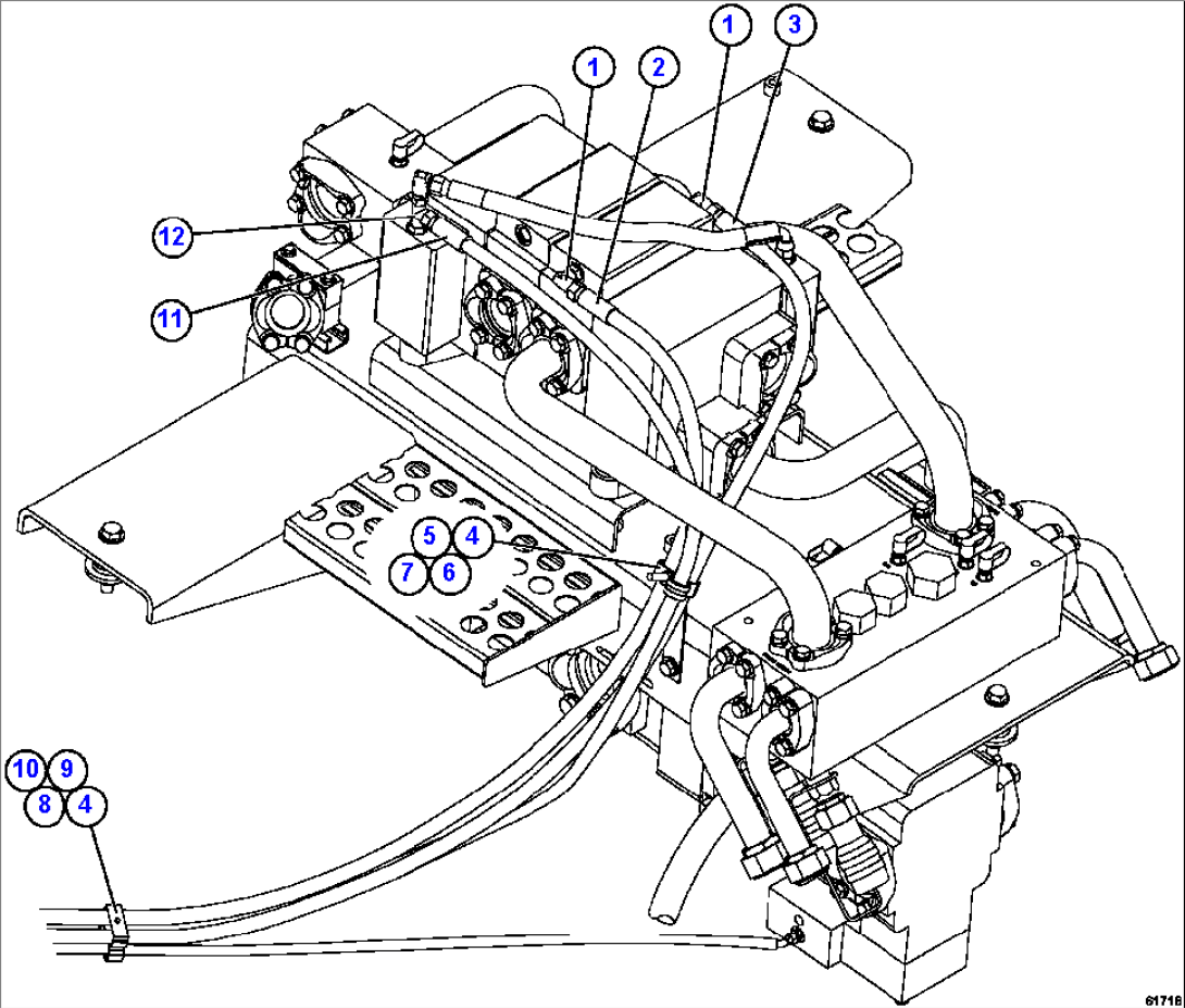 PUMP MODULE - HOIST PILOT PIPING