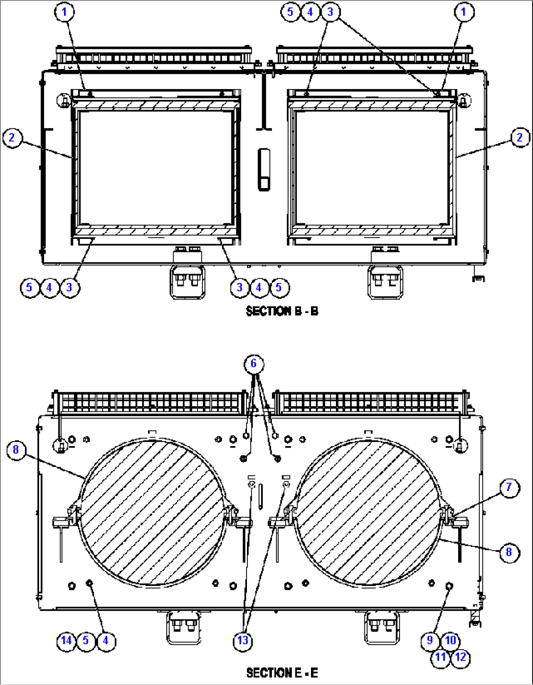 RETARDING GRID ASSEMBLY 5/7 (PC2523)