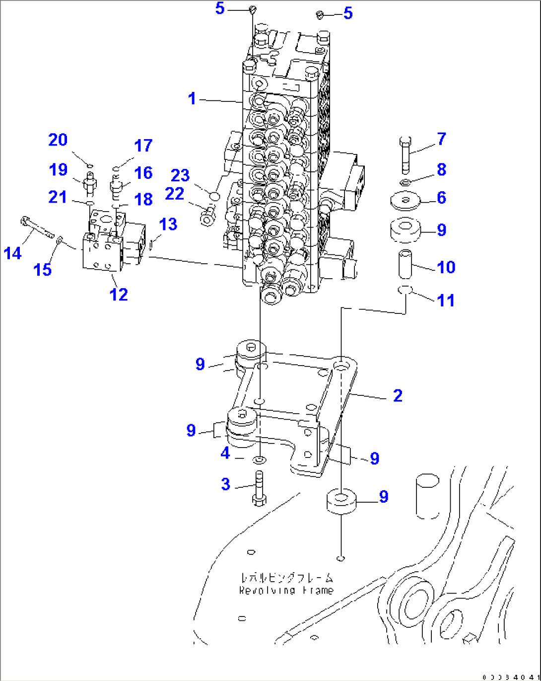 MAIN VALVE (FOR 2-ATTACHMENT AND BLADE)