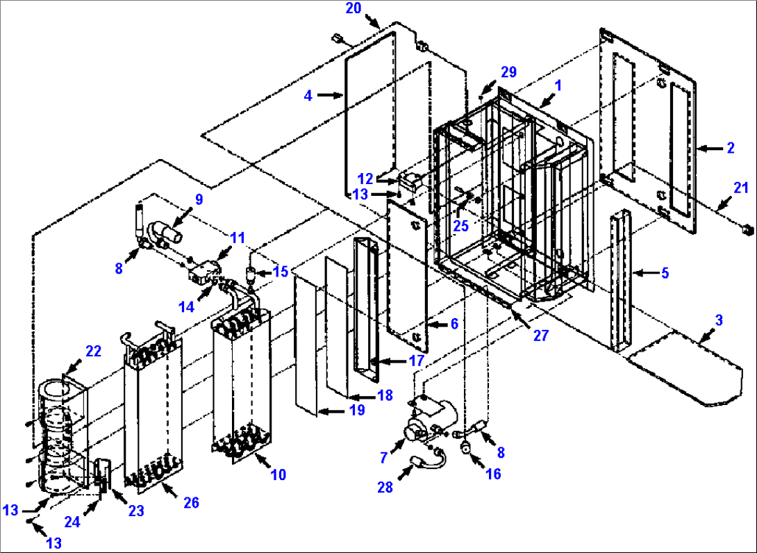 AIR CONDITIONER/HEATER PRESSURIZER INNER HOUSING