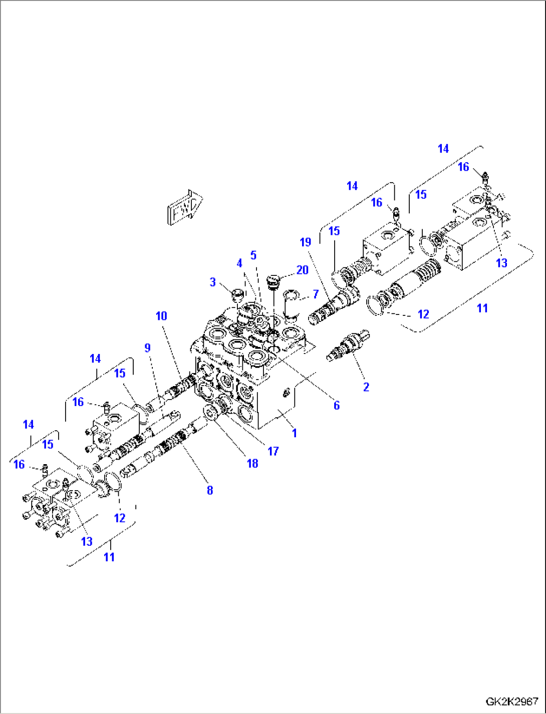 MAIN VALVE (INNER PARTS)