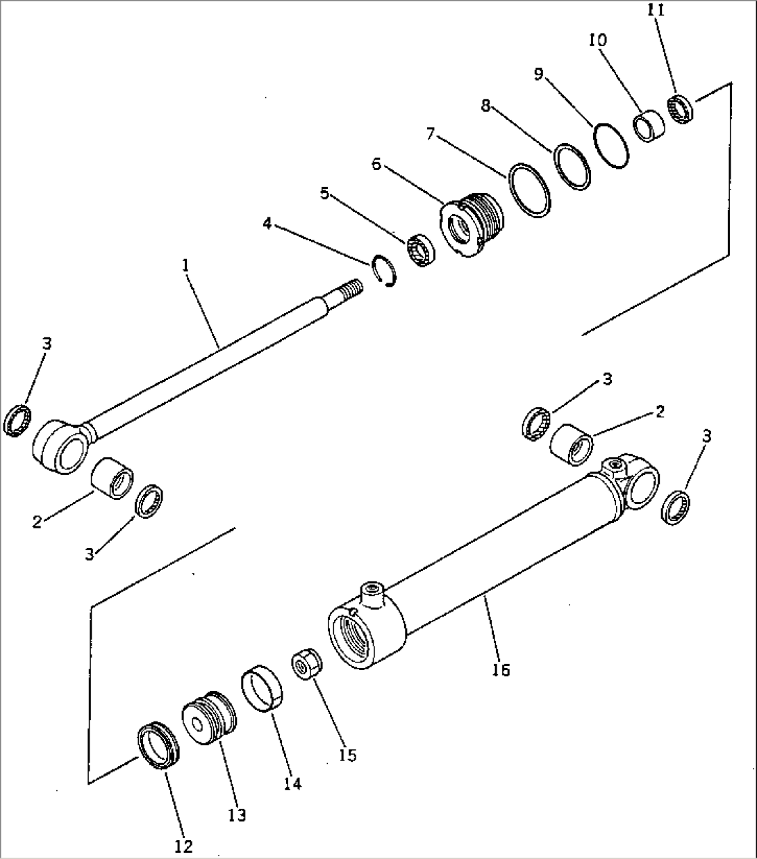 CYLINDER (V-TYPE SNOW PLOW)(LIFT) (ANGLING SNOW PLOW)(LIFT)