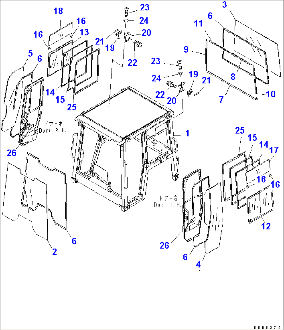 ROPS CAB (BODY)