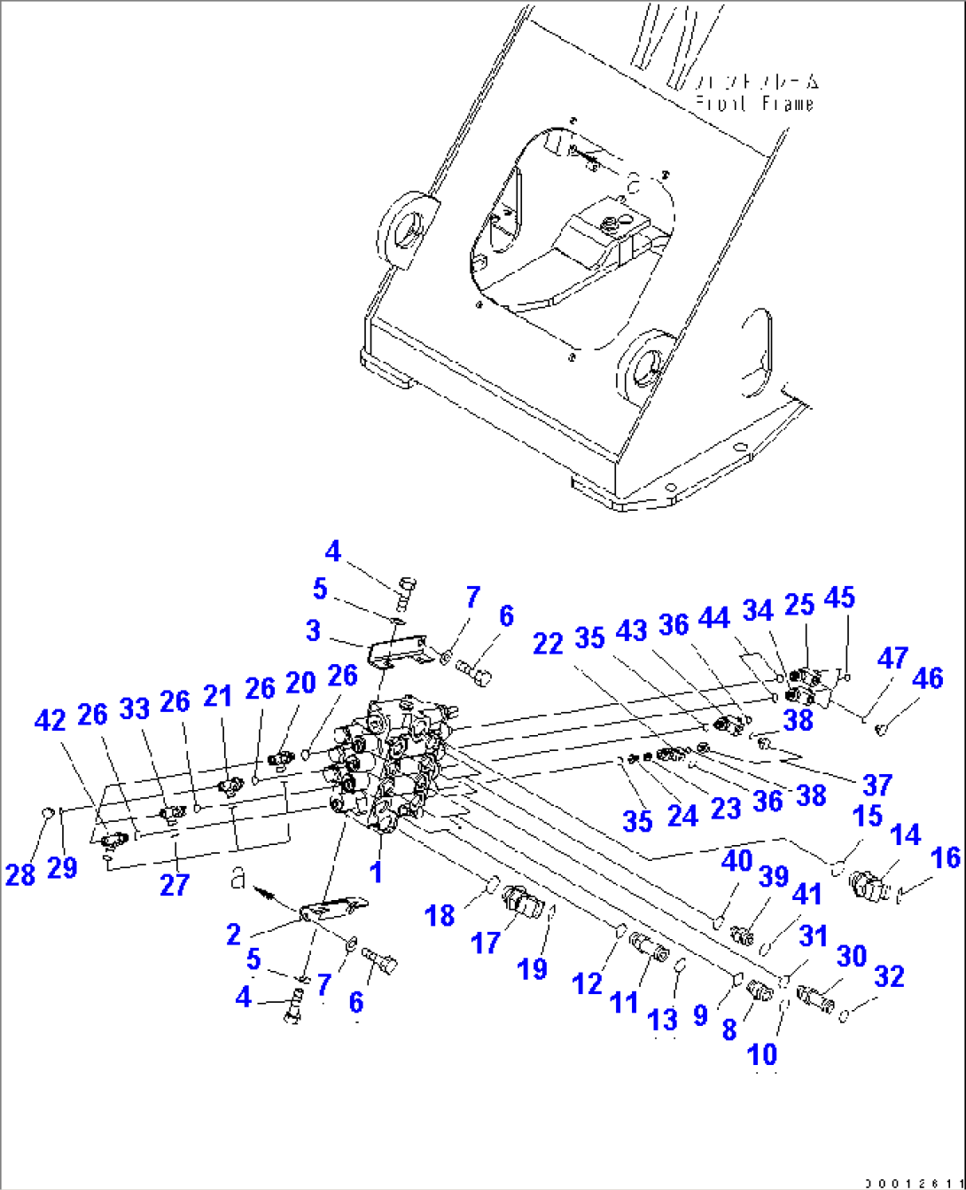 MAIN VALVE (FOR 4-SPOOL VALVE)