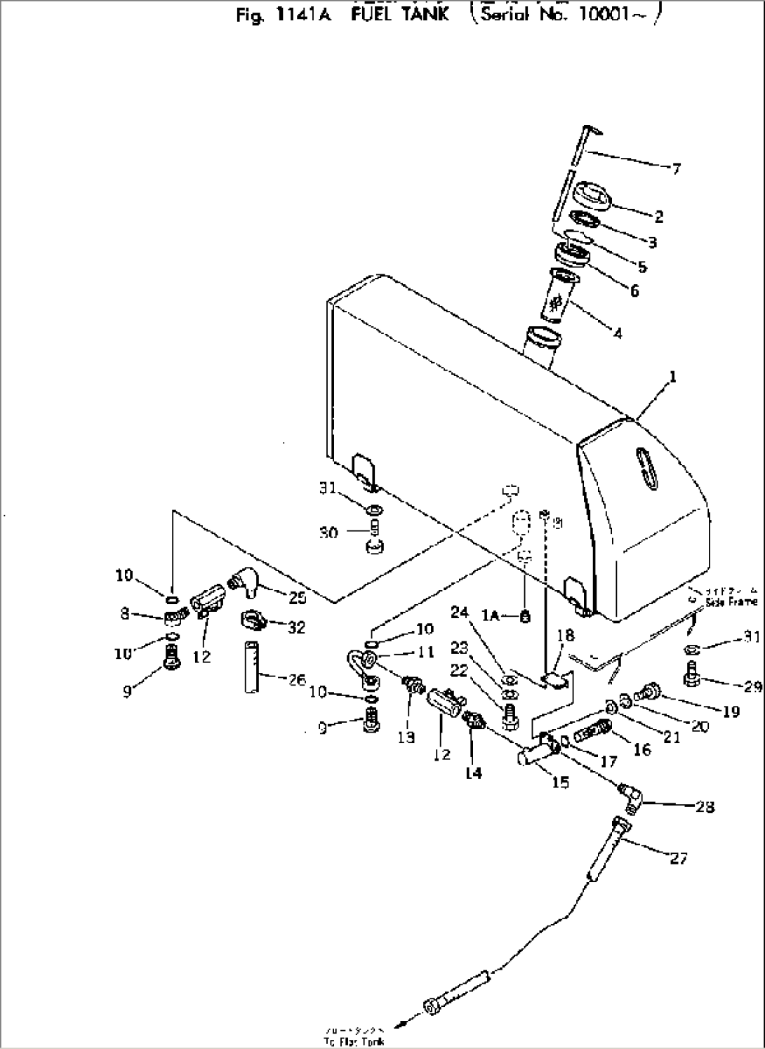 FUEL TANK(#10001-)