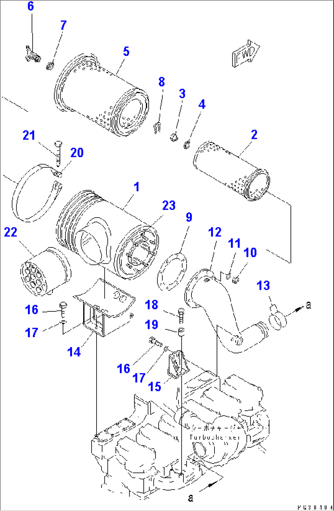 AIR CLEANER AND MOUNTING