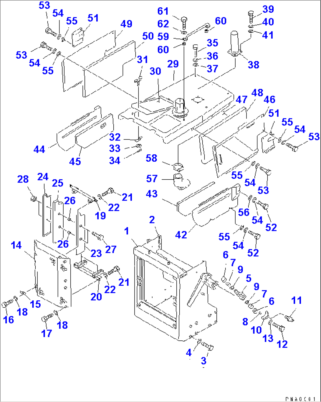 RADIATOR GUARD AND HOOD (REGULATION OF EC INCLUSION)(#8135-)