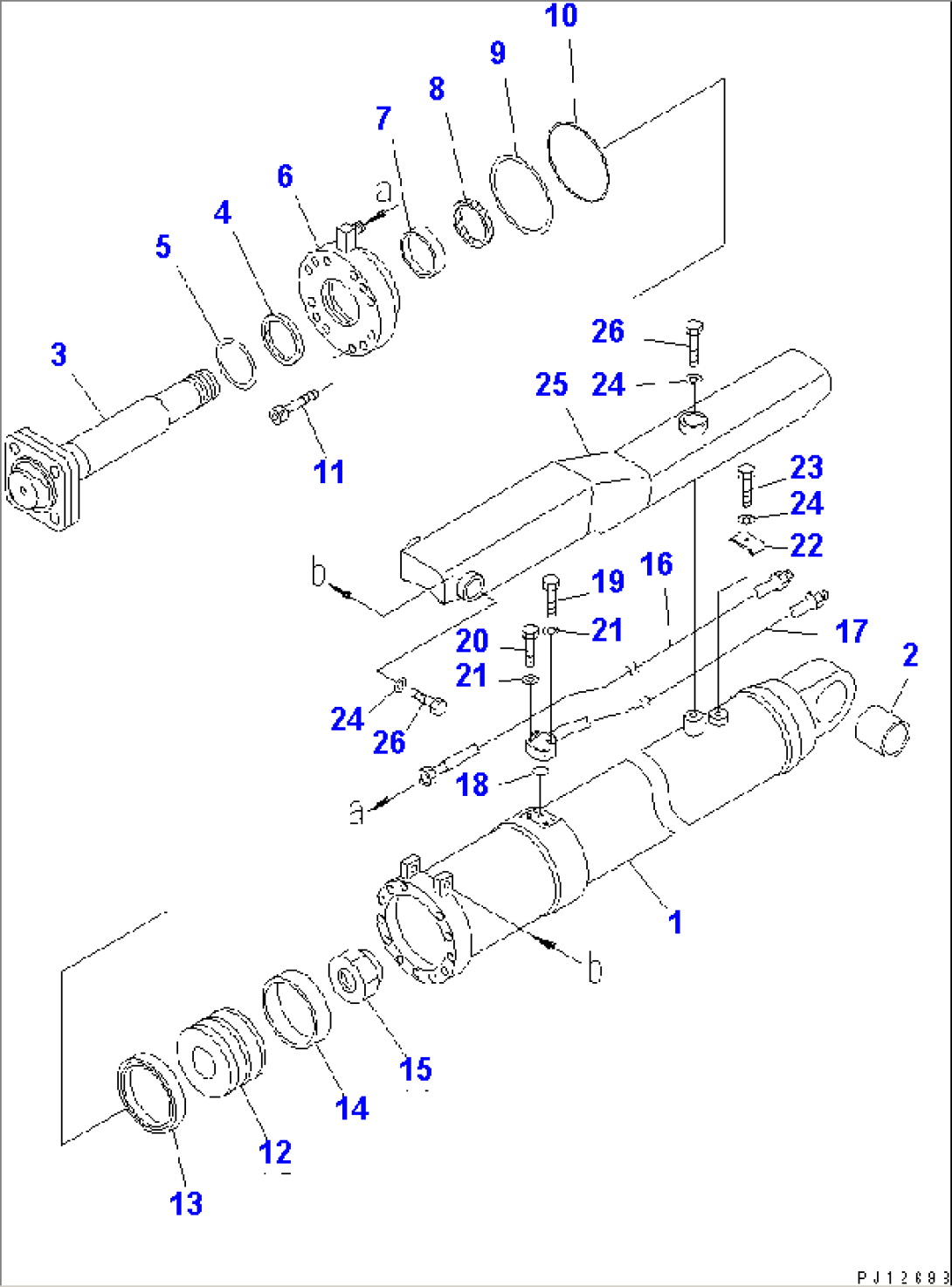 BLADE TILT CYLINDER