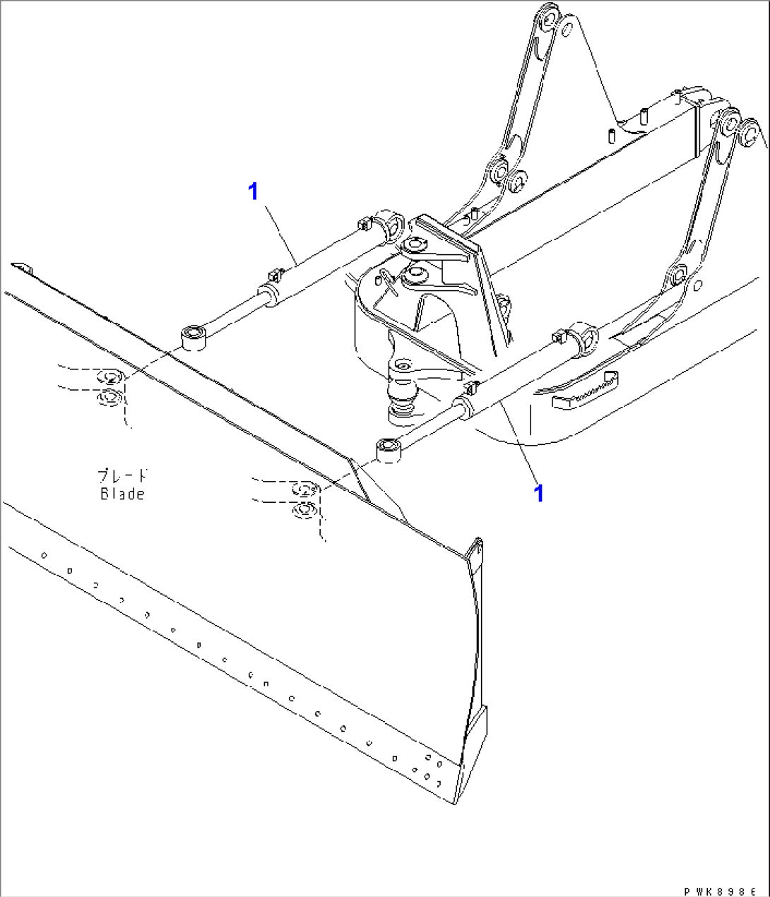 ANGLE CYLINDER (POWER ANGLE POWER TILT DOZER)