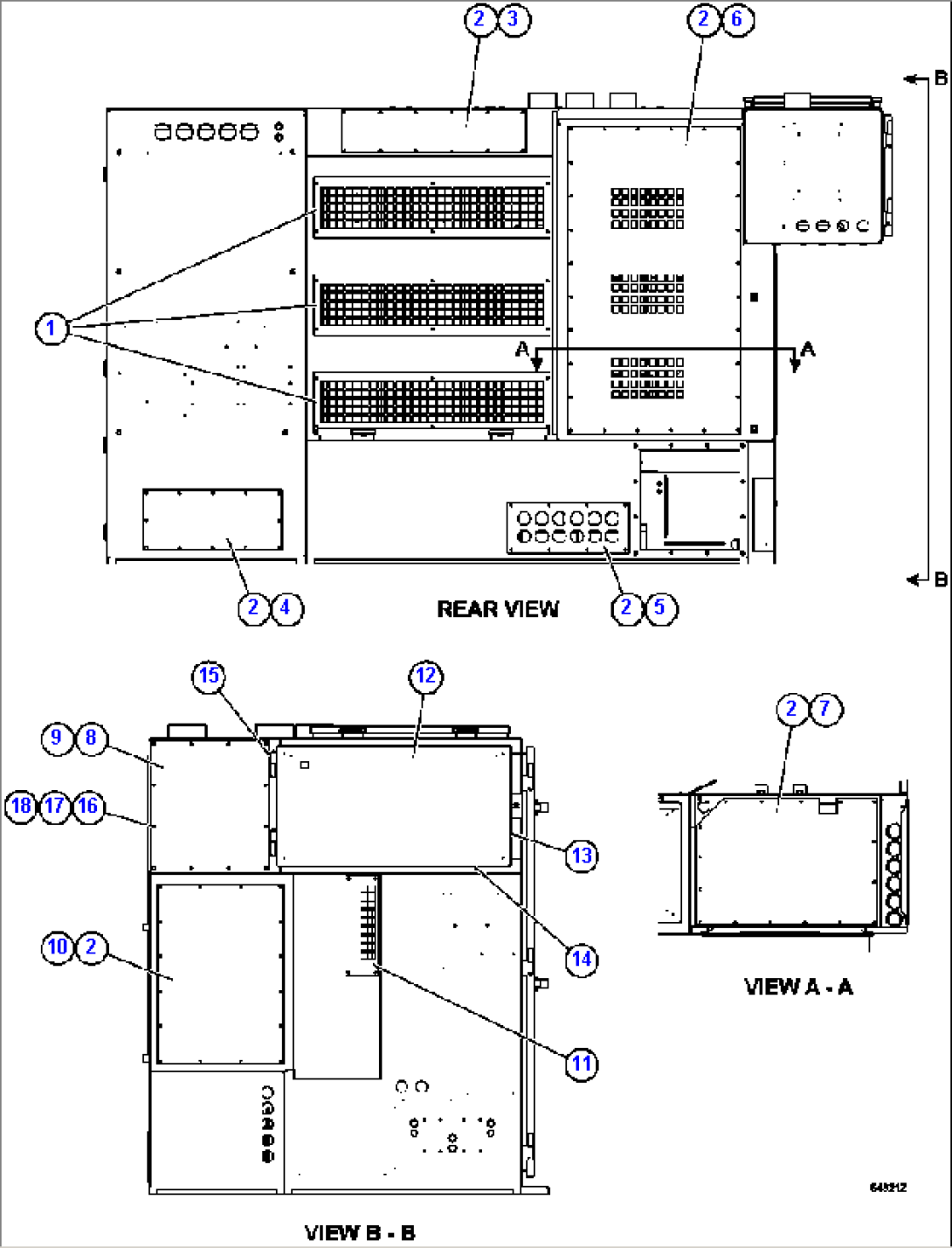 CONTROL CABINET - DOORS & COVERS 2/2 (GE1767)
