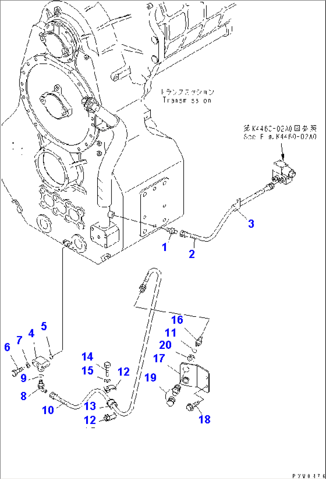 TRANSMISSION OIL FILLER (DRAIN LINE)