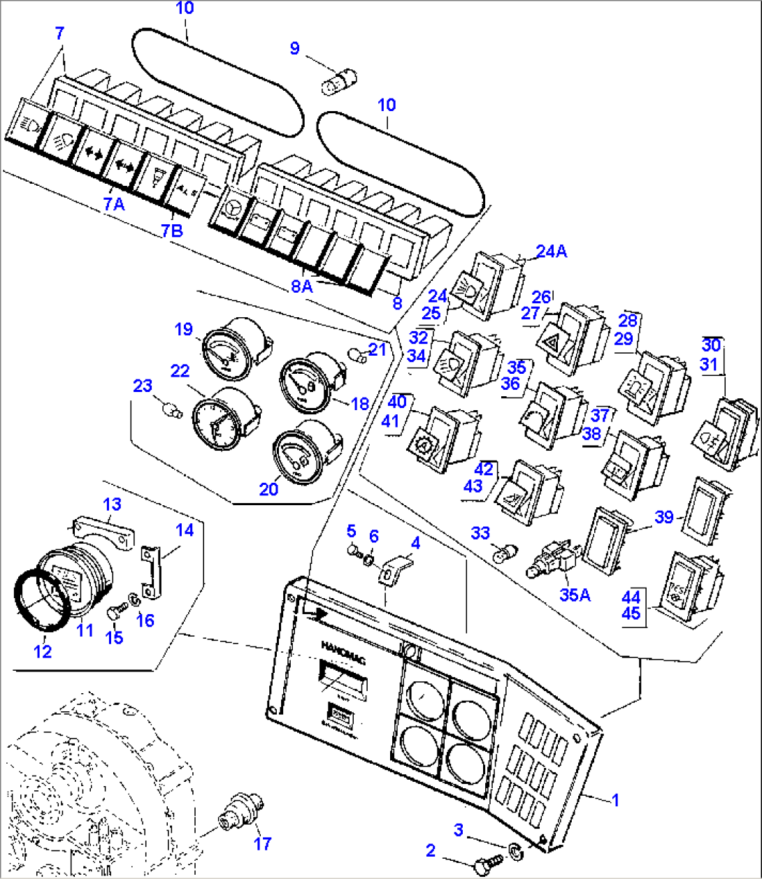 INSTRUMENT PANEL AND INSTRUMENTS