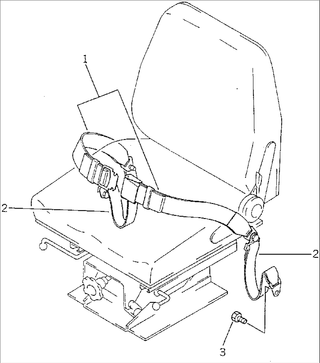 SEAT BELT (FOR VARIABLE TYPE)