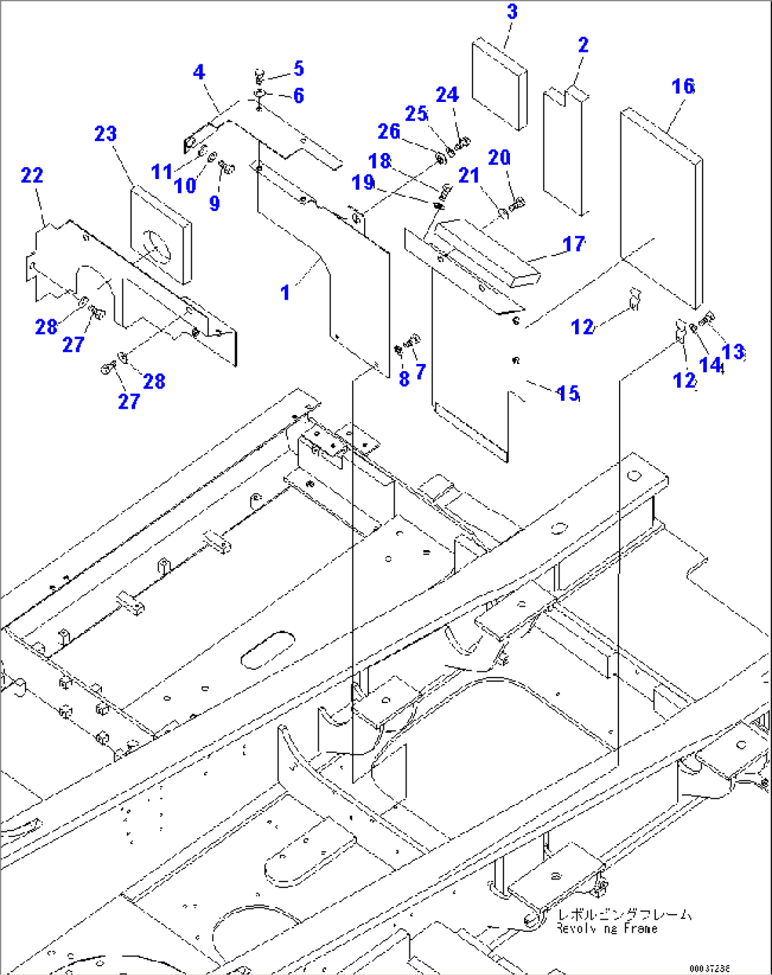 PARTITION (MACHINE CAB) (ENGINE ROOM FRONT)