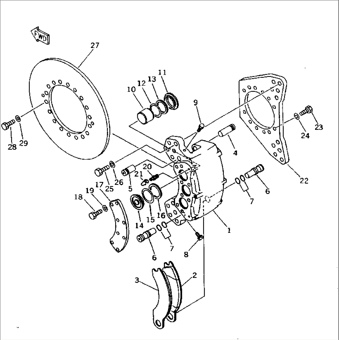 FRONT BRAKE (FOR DISC TYPE)