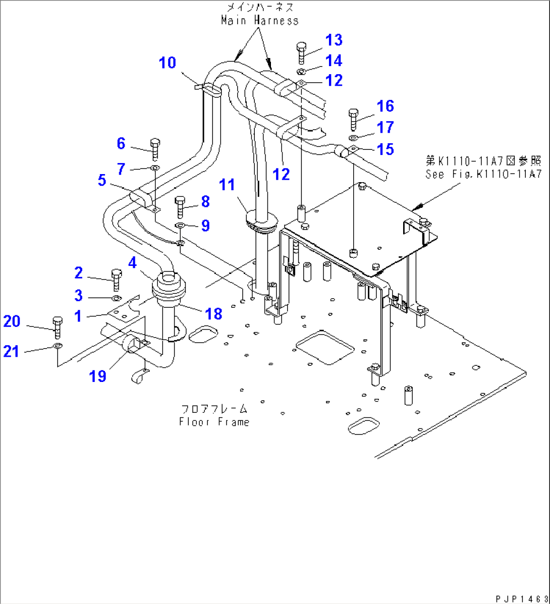 WIRING (CLAMP)(#K32001-)