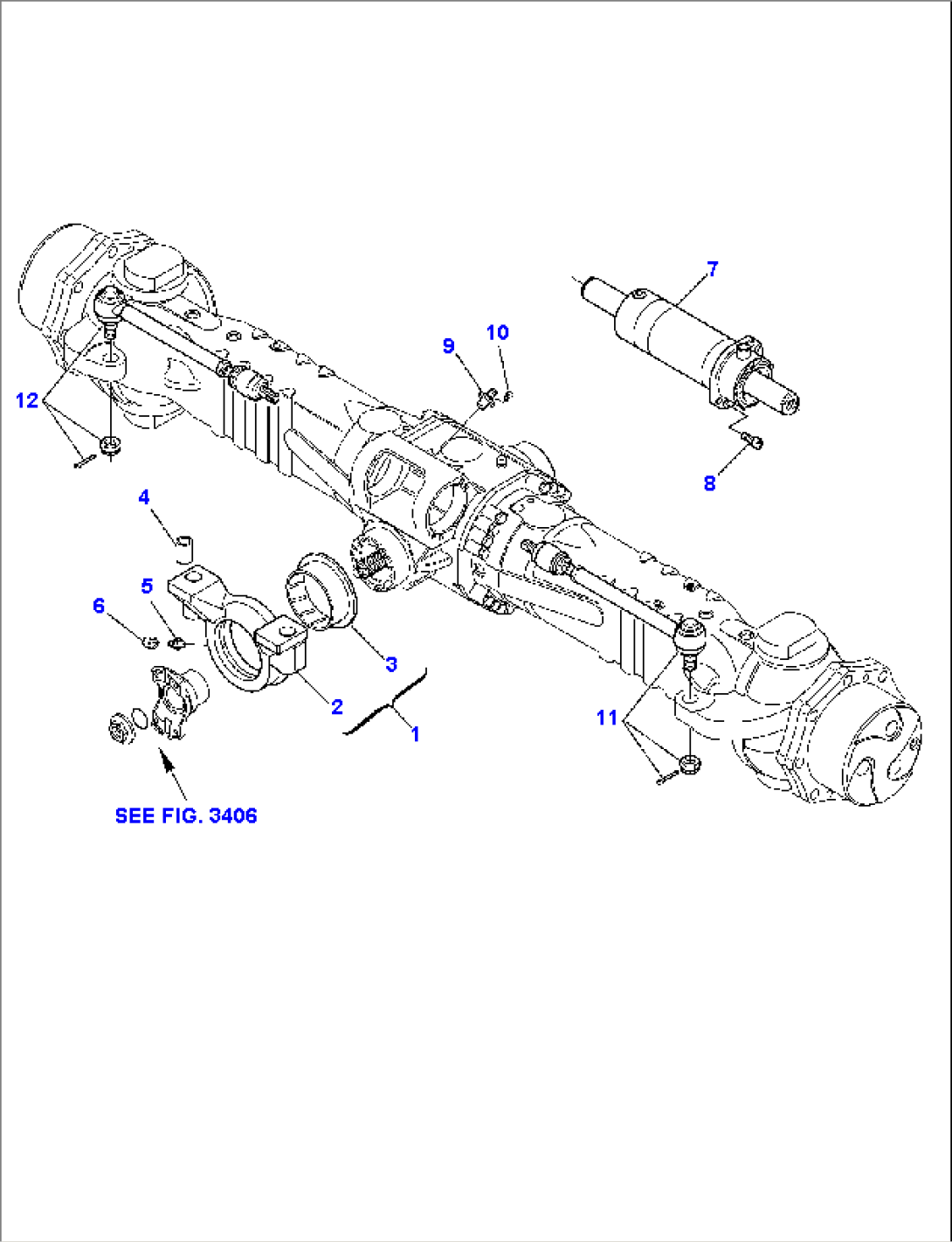 FRONT AXLE (6/6) (4WS)