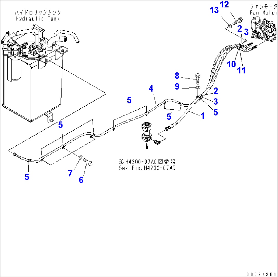 FAN DRIVE(#75001-)