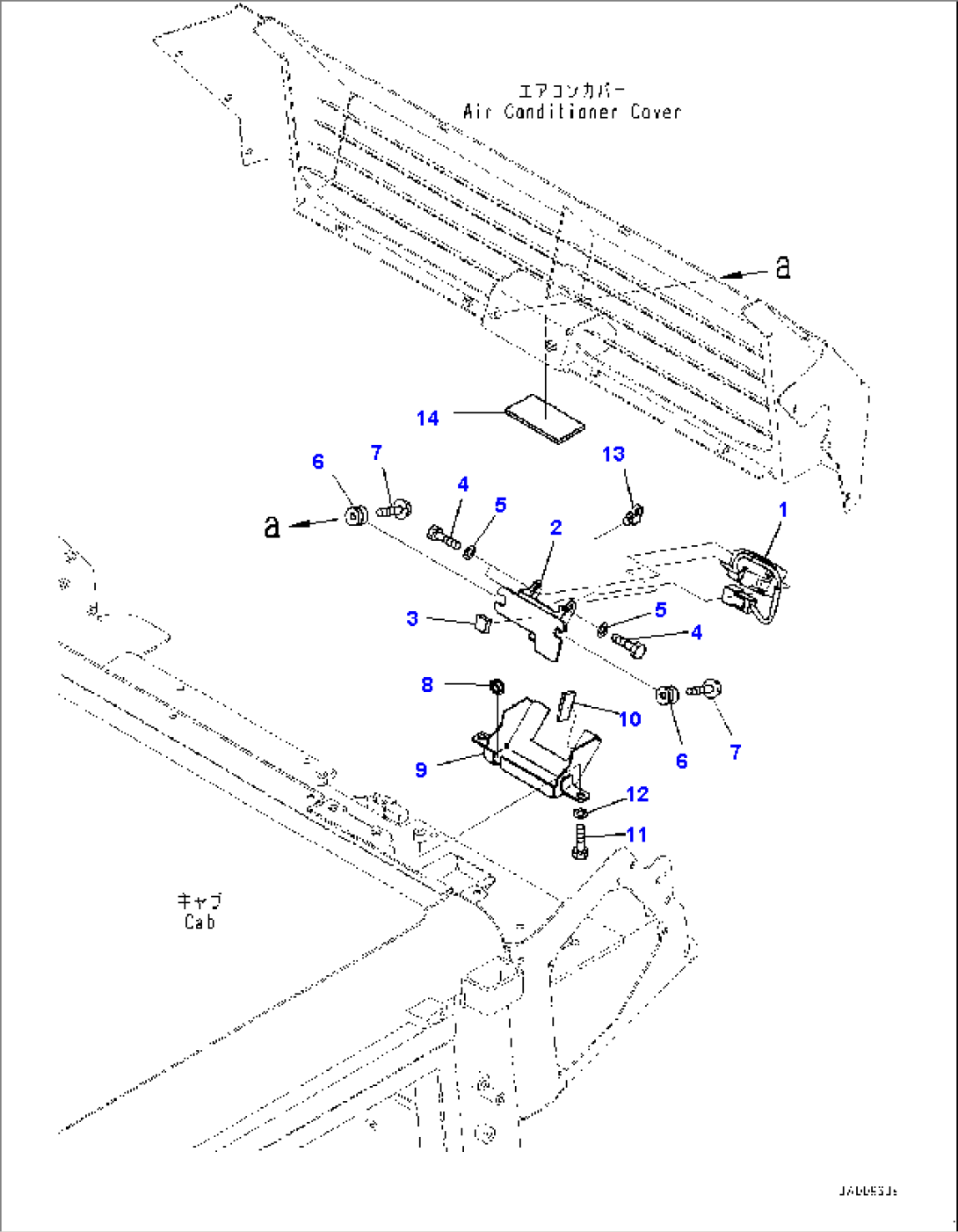 Cab, Rearview Camera (#B60001-)
