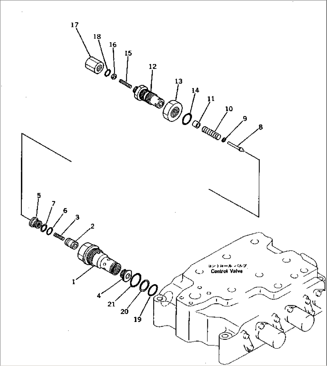 CONTROL VALVE (2/2) (RIPPER LOW)