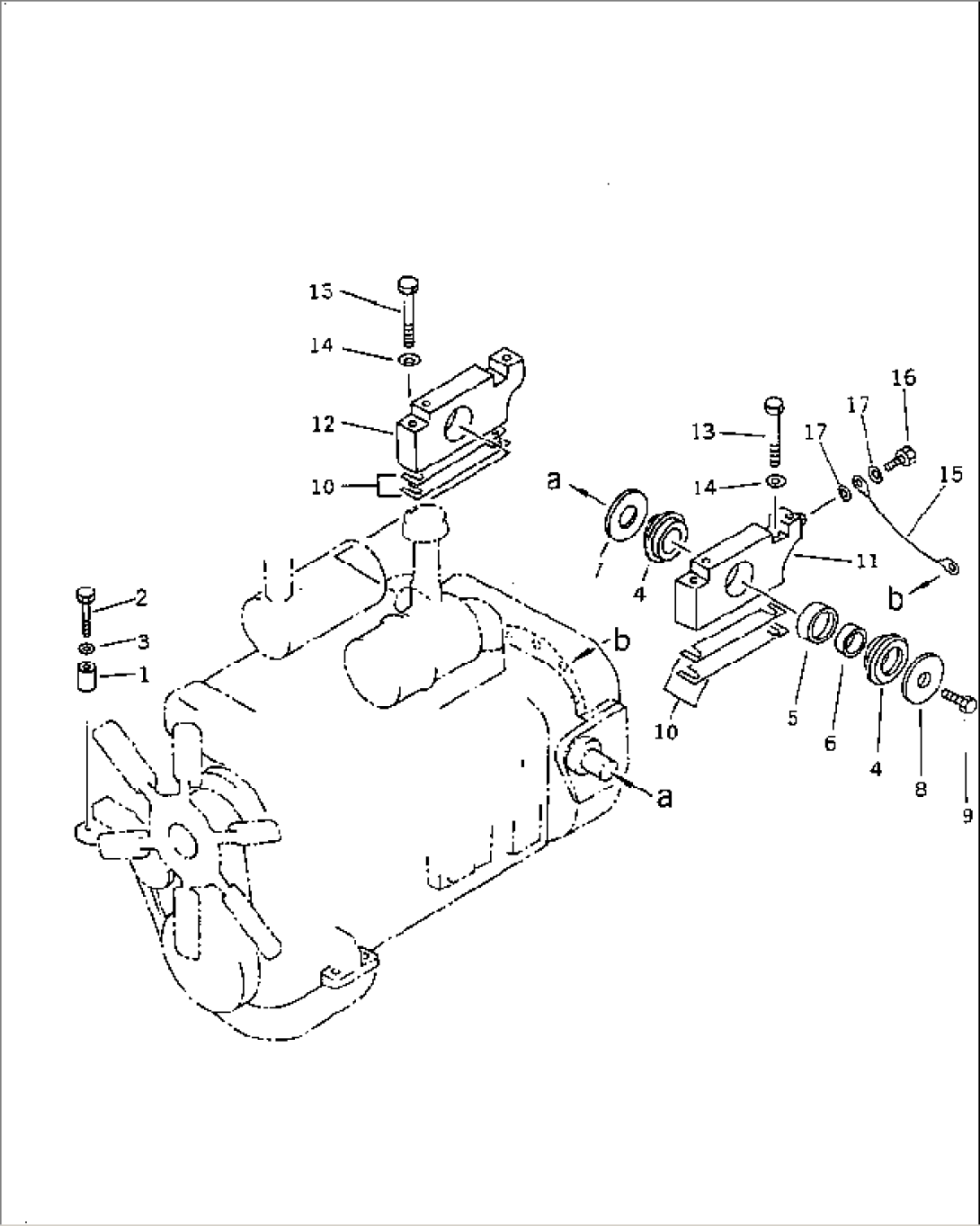 ENGINE MOUNTING PARTS(#50932-)