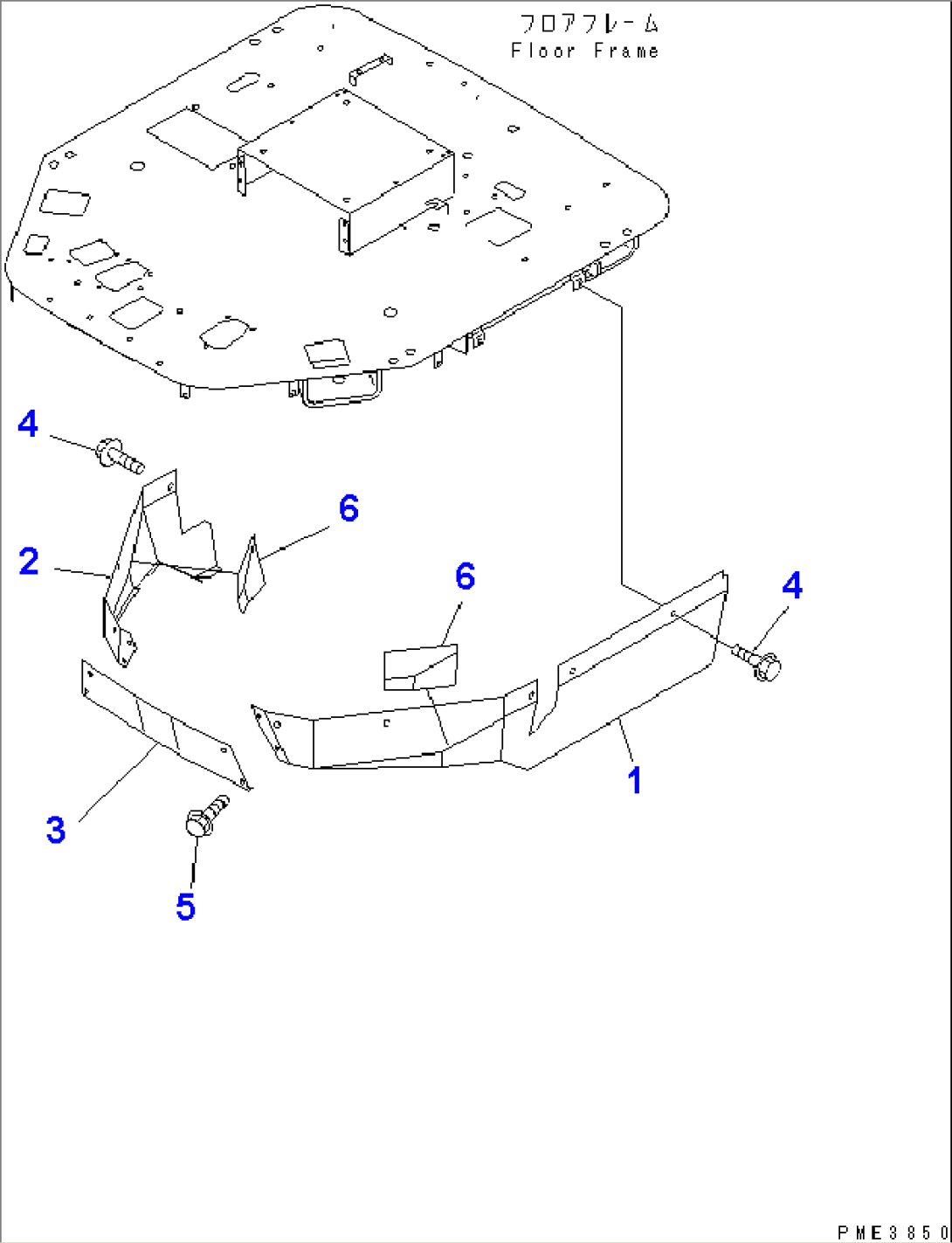 COVER (FOR FLOOR FRAME)(#50001-52000)