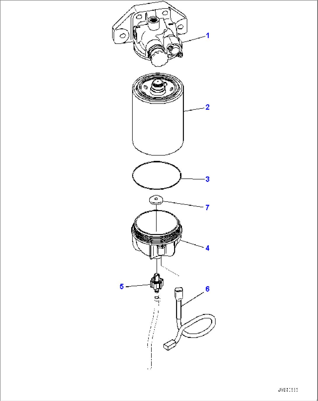 Fuel Piping, Prefilter (#10001-)
