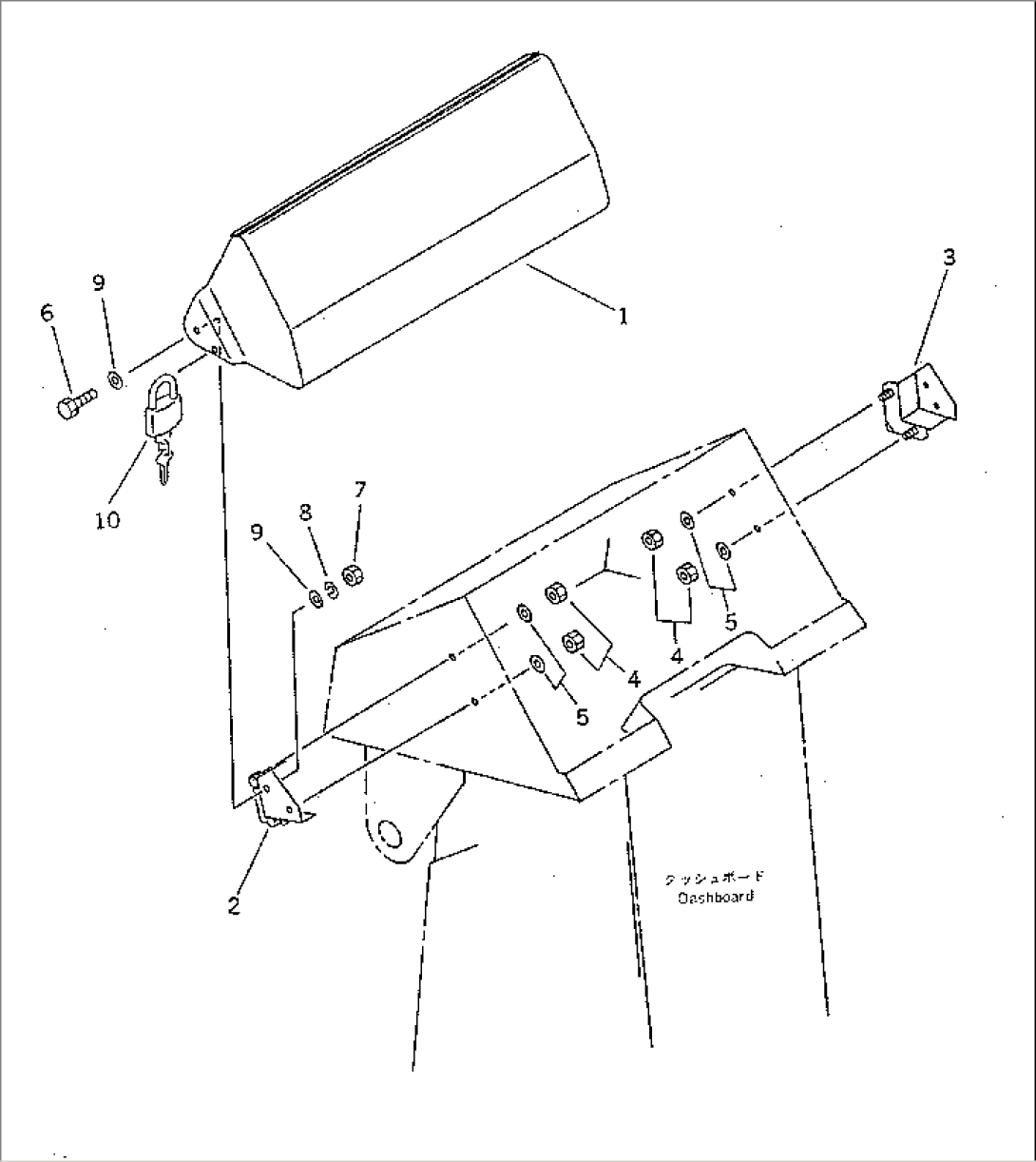 INSTRUMENT PANEL COVER(#20001-)