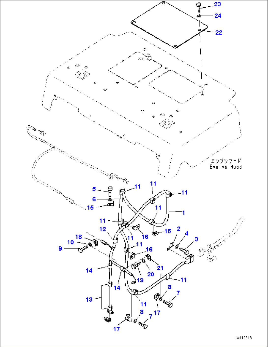 Electric Wiring Harness, Wiring Harness (2/2) (#1001-)