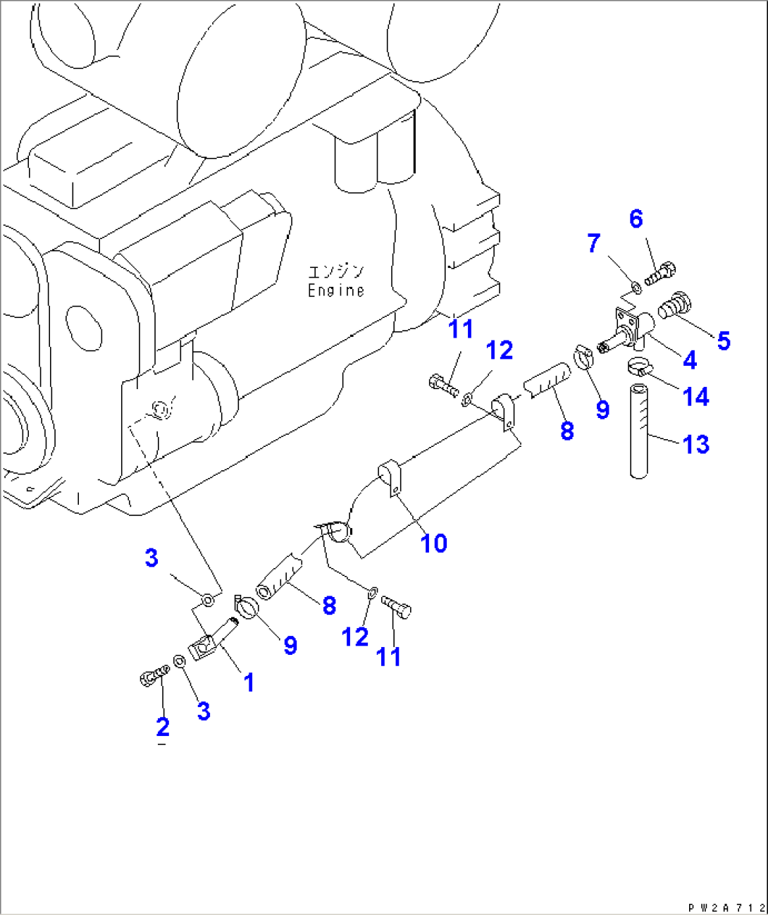 ENGINE ACCESSORY (REMOTE DRAIN)(#50001-51000)