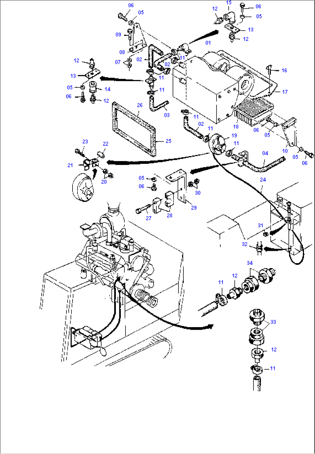 Coolant Heater, Mounting