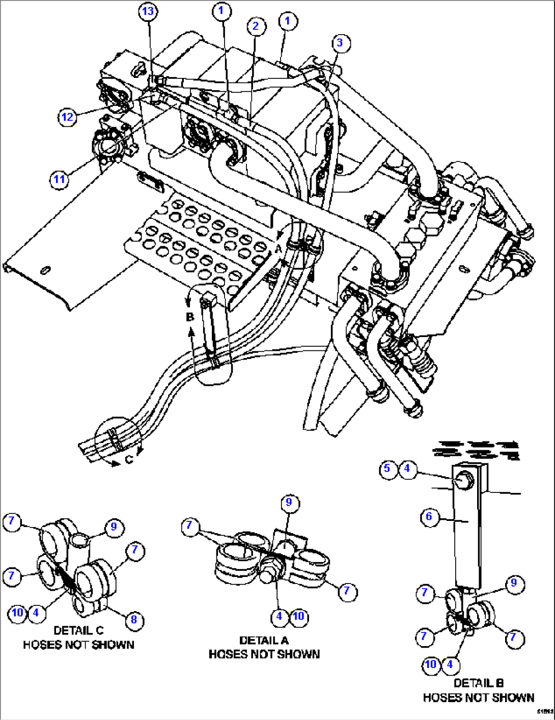 PUMP MODULE - HOIST PILOT PIPING