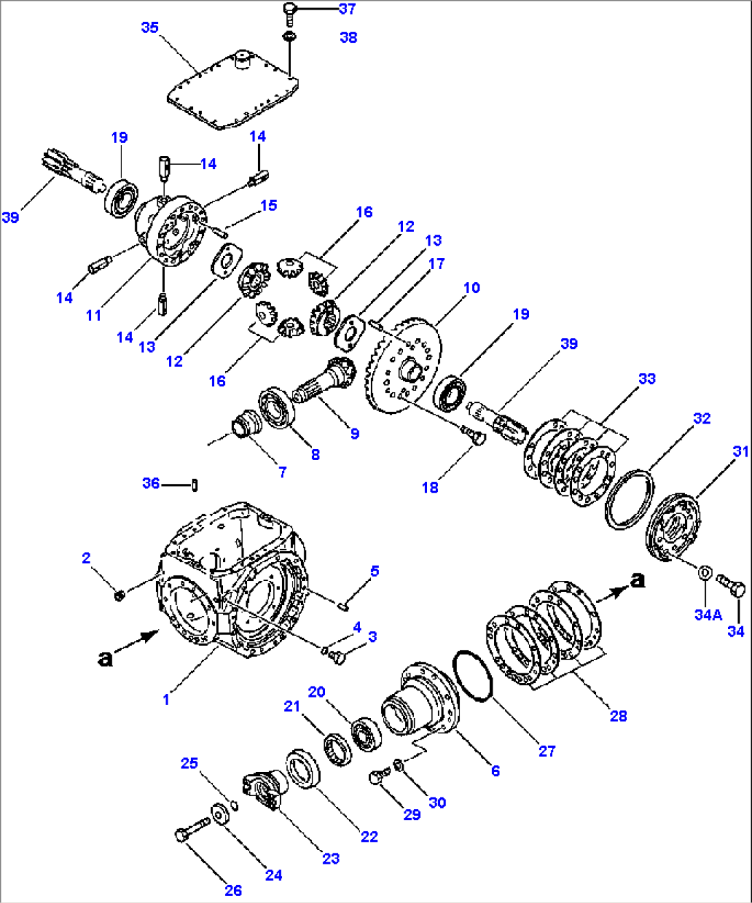 AXLE ASSEMBLY REAR DIFFERENTIAL