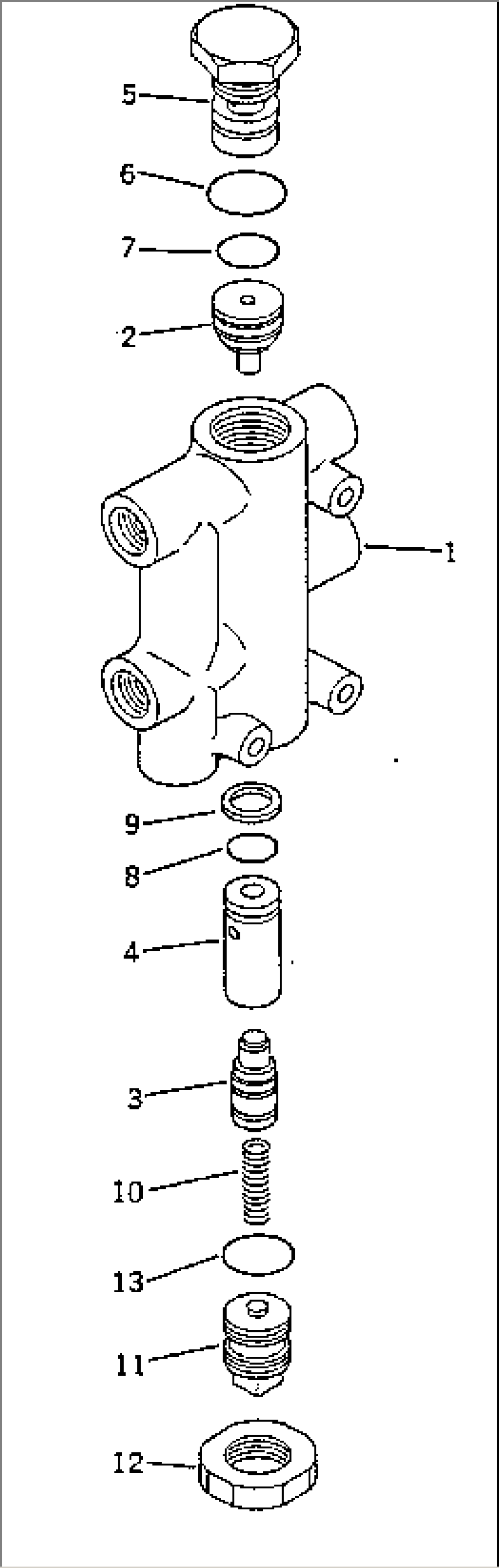 PILOT CHECK VALVE (FOR BLADE LIFT R.H.)